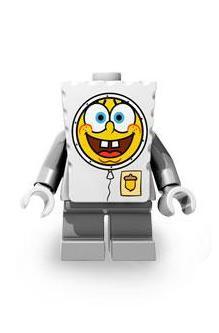 LEGO Minifigure-SpongeBob - Astronaut-SpongeBob SquarePants-BOB014-Creative Brick Builders